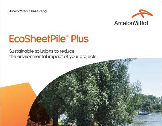 The EPD for EcoSheetPile™ Plus range is available - ArcelorMittal - Steel  Sheet Piles